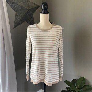 Skies Are Blue Pullover Sweater Cream Sz Small